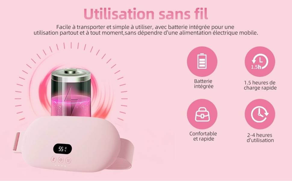 Ceinture Chauffante Mesandro™- Combat les douleurs menstruelles