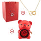 Ours Rose Éternelle™ + bijou d'amour offert